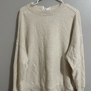 Aerie Soft Cream Knit Top